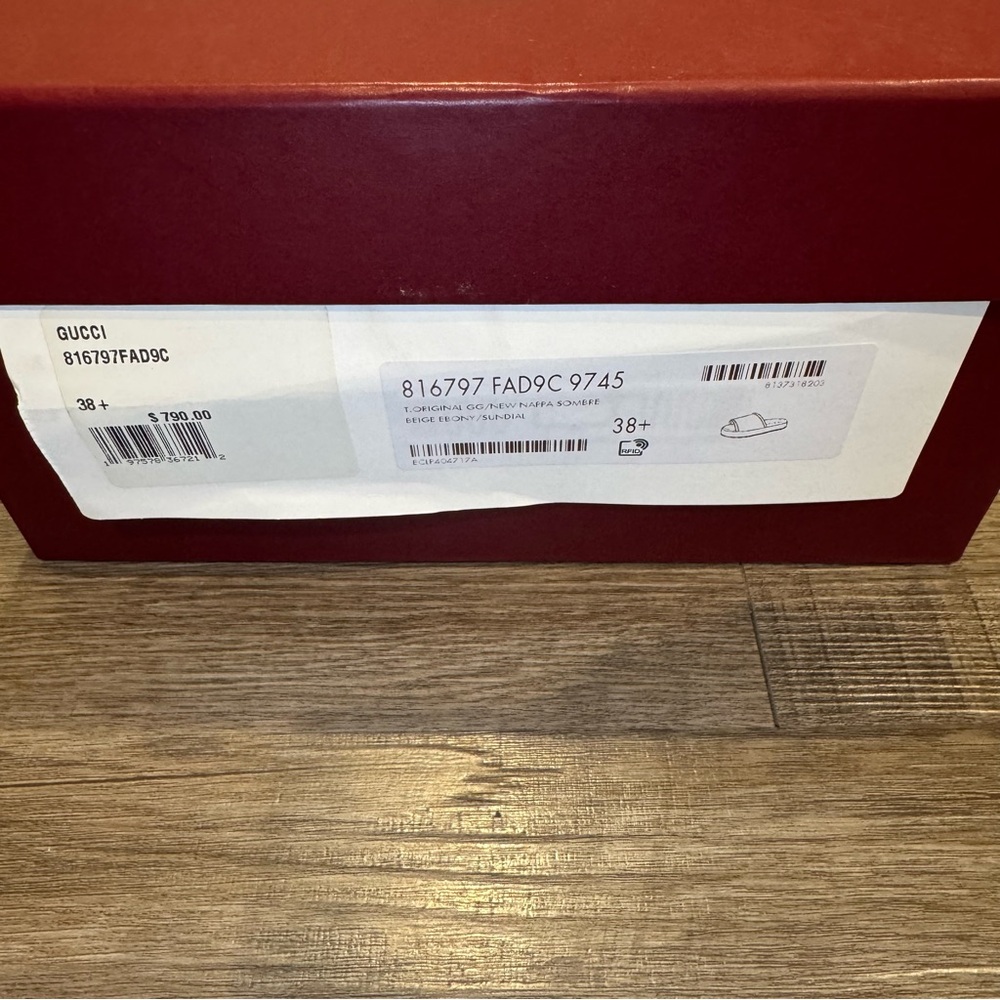 Gucci GG Monogram Canvas Denim Platform Slide Sandals - Picture 15 of 15